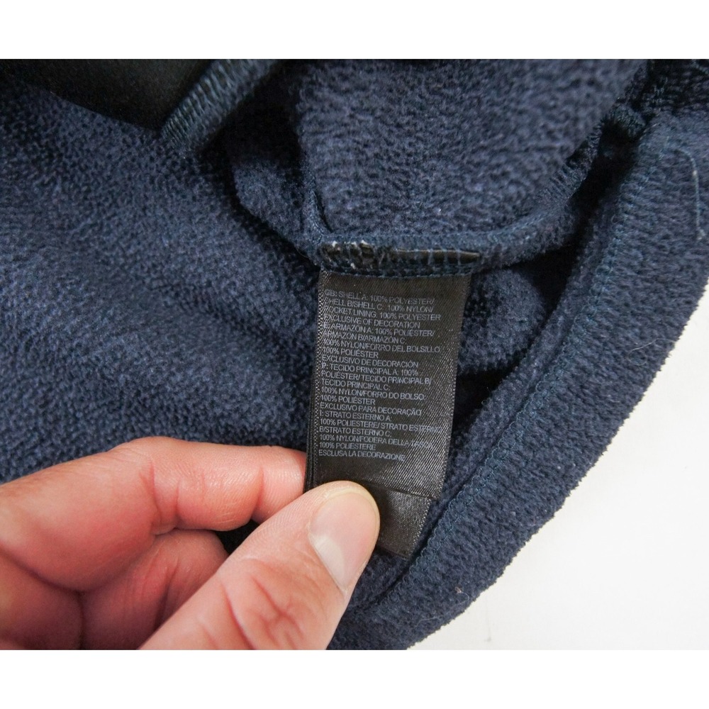 North Face Sweater Womens Large Blue Fleece 1/2 Zip Pullover Outdoors Ladies - Picture 7 of 12